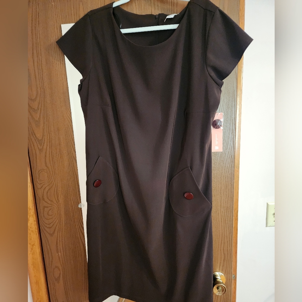 Dressbarn Chocolate Brown Dress